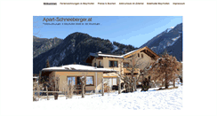 Desktop Screenshot of apart-schneeberger.at